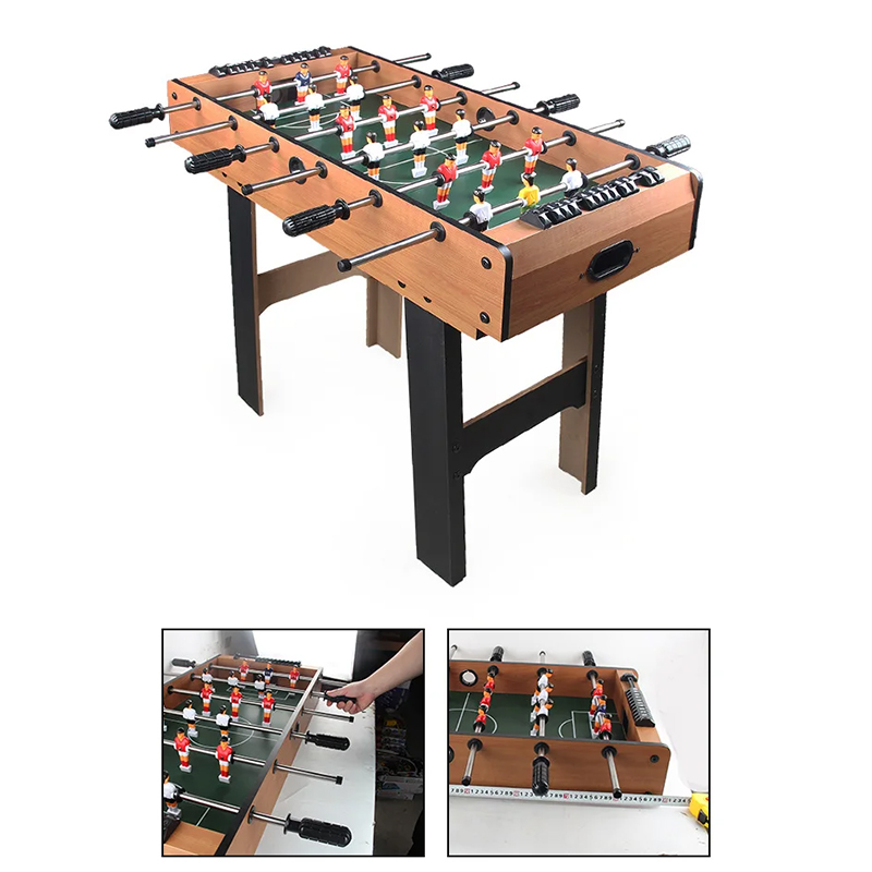 Meja Berbilang Permainan 4-dalam-1 dengan Foosball, Hoki Udara, Pingpong dan Kolam