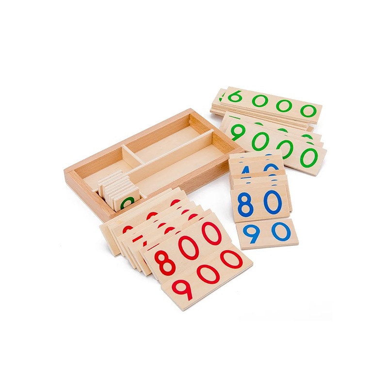 Set Kayu Modular Numerasi Montessori