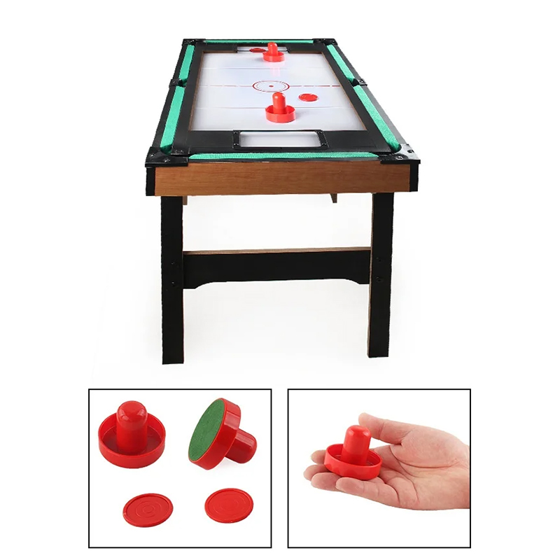 Meja Berbilang Permainan 4-dalam-1 dengan Foosball, Hoki Udara, Pingpong dan Kolam