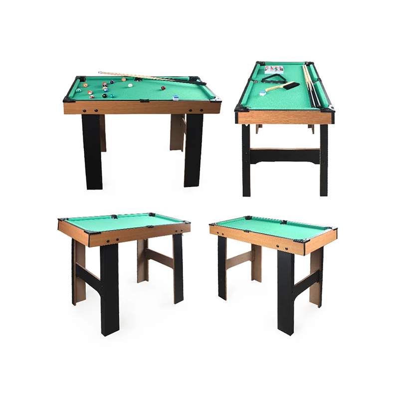 Meja Berbilang Permainan 4-dalam-1 dengan Foosball, Hoki Udara, Pingpong dan Kolam