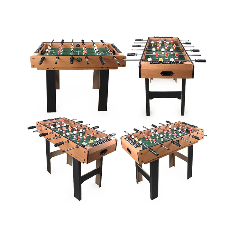 Meja Berbilang Permainan 4-dalam-1 dengan Foosball, Hoki Udara, Pingpong dan Kolam