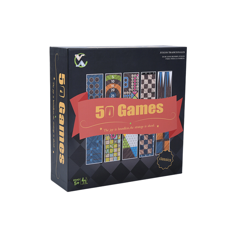 Set Permainan Papan Tradisional 50-dalam-1
