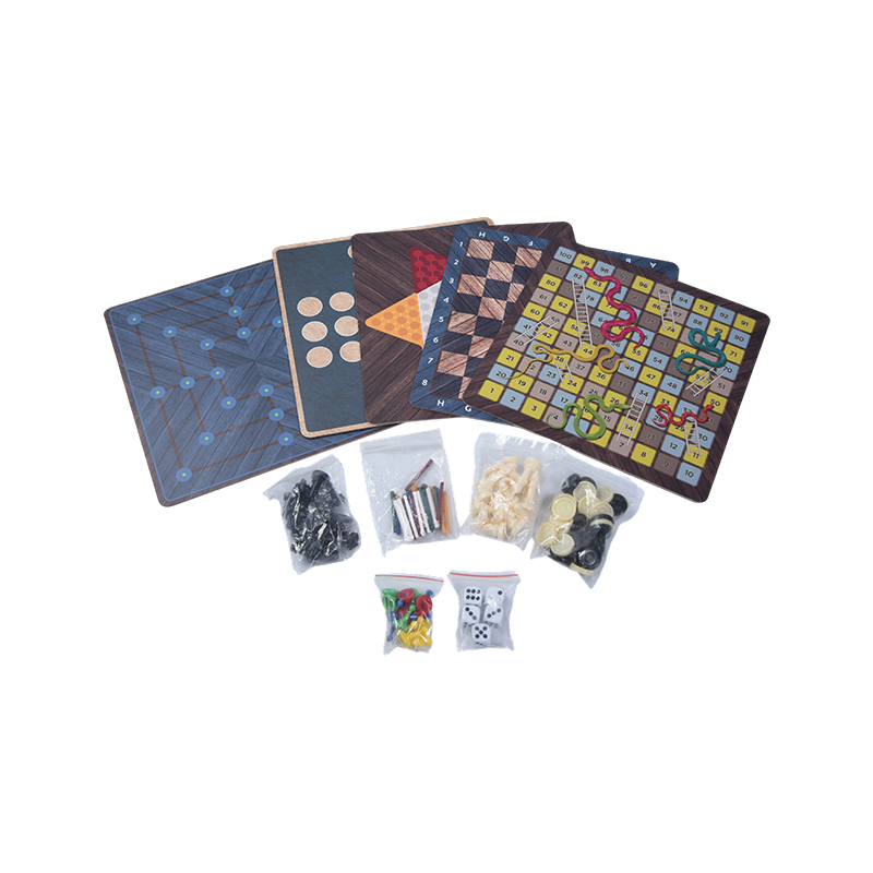 Set Permainan Papan Tradisional 50-dalam-1