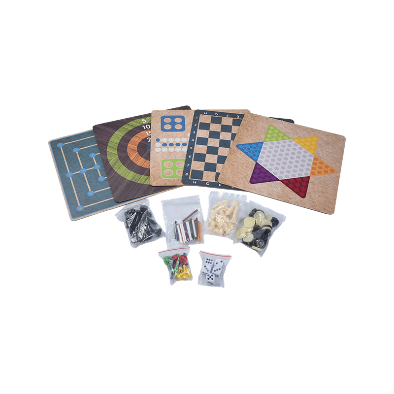 Set Permainan Papan Tradisional 50-dalam-1