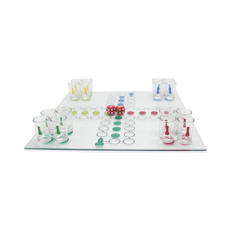 Set Permainan Minuman Crystal Ludo