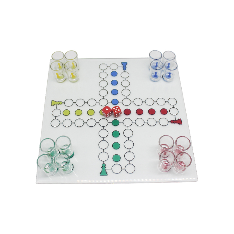 Set Permainan Minuman Crystal Ludo