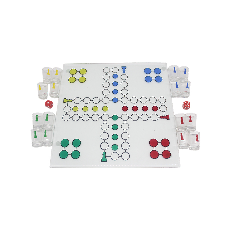 Set Permainan Minuman Crystal Ludo