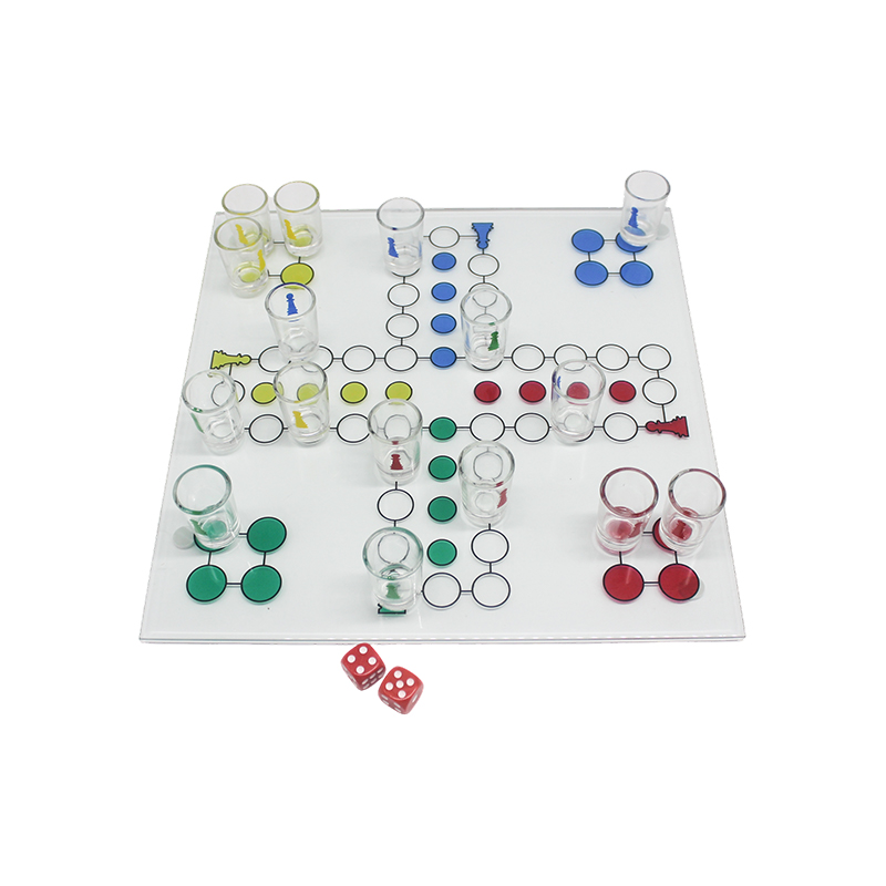 Set Permainan Minuman Crystal Ludo