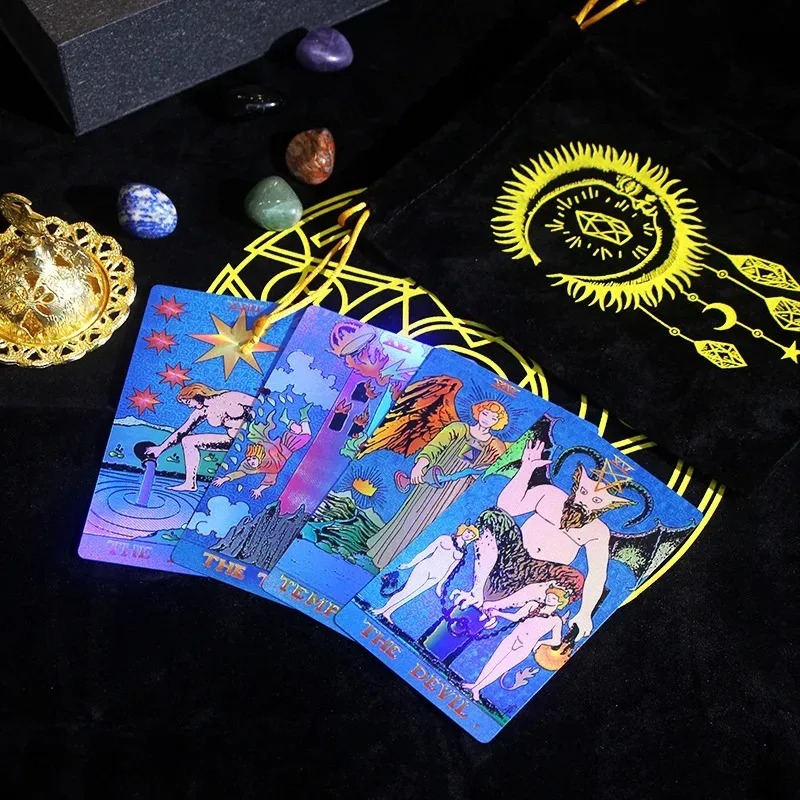 Edisi Koleksi Bertemakan Zodiak - Set Tarot & Kristal Harta Karun Mystic