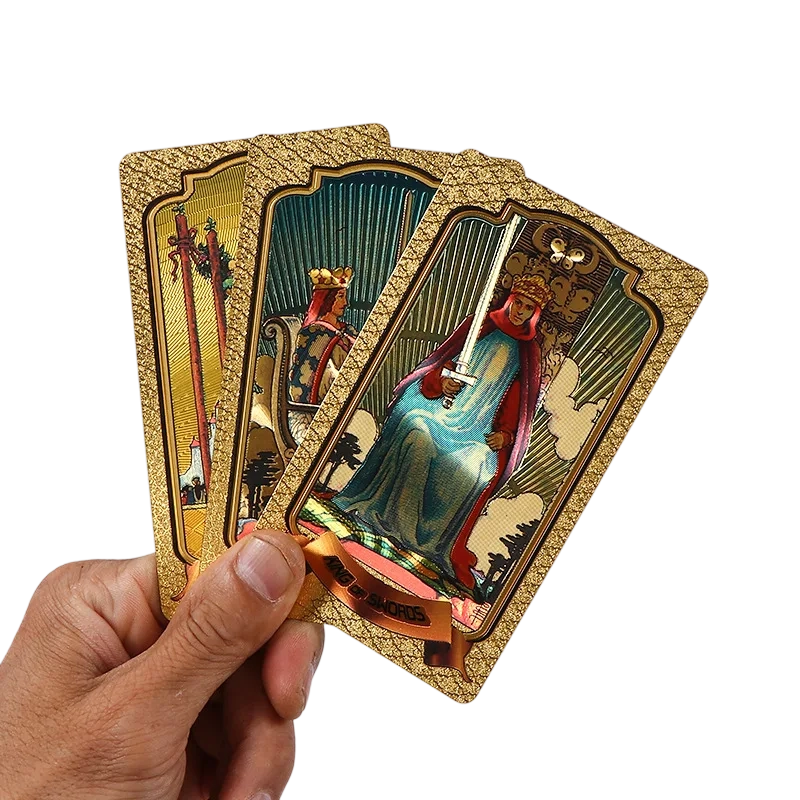 Set Kad Tarot Gold-Foil Premium