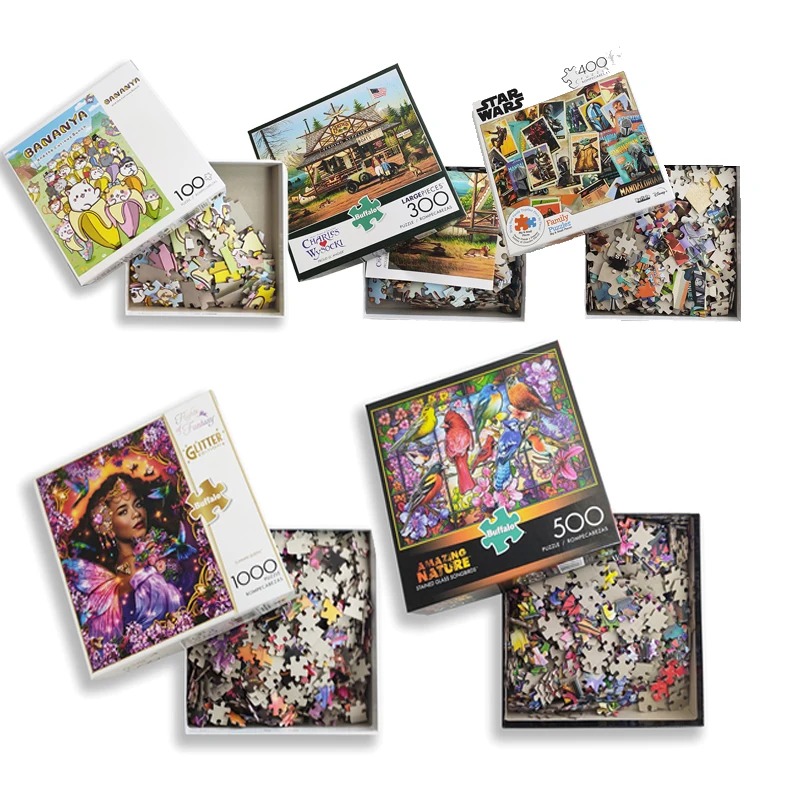 Set Teka-teki Pelbagai Warna - Koleksi Aksesori Jigsaw Klasik