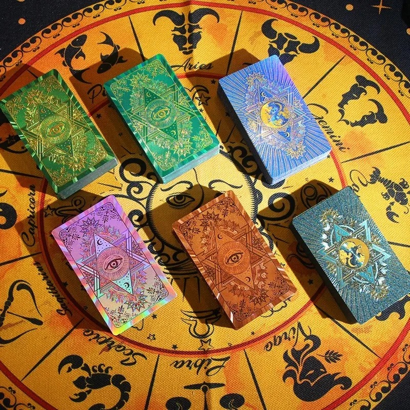 Edisi Koleksi Bertemakan Zodiak - Set Tarot & Kristal Harta Karun Mystic