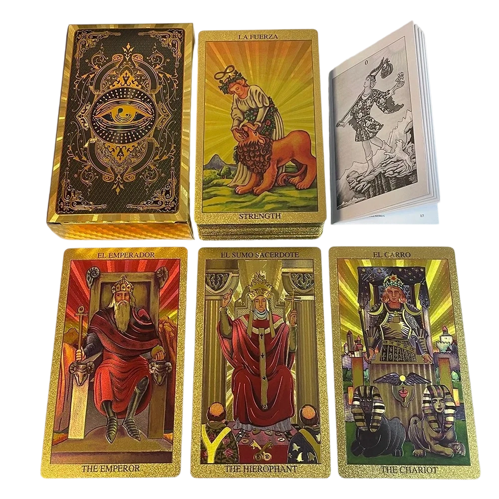 Set Kad Tarot Gold-Foil Premium