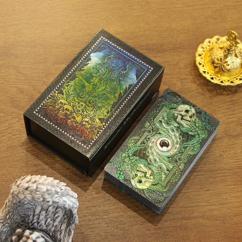 Edisi Mistik Hijau & Emas - Kad Tarot Mitologi Kesulu