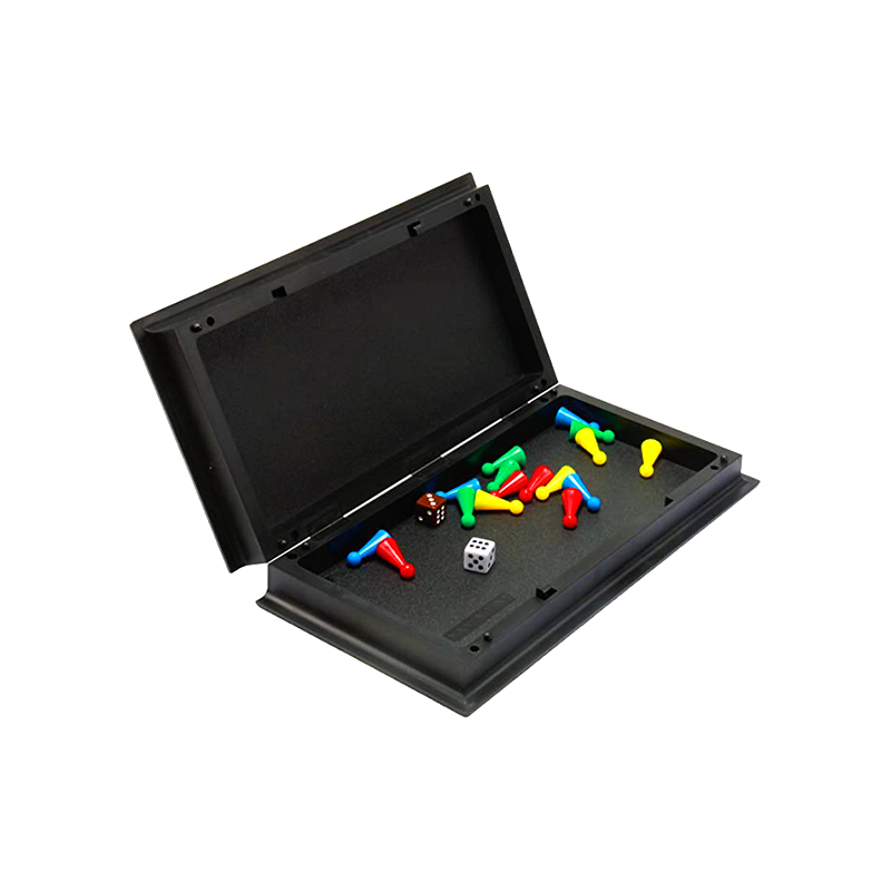 Permainan Papan Magnetik Mudah Alih dengan Set Permainan Ludo Klasik Dadu dan Kepingan