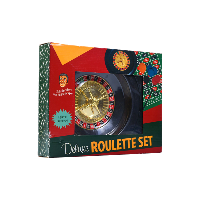 Set Roulette Deluxe – Set Permainan 4 Keping dalam Pembungkusan Ceria