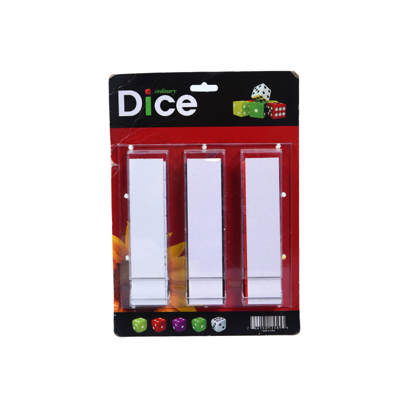 3 Set 10 Dadu Setiap satu dalam Pembungkusan Paparan Set Dadu Aneka