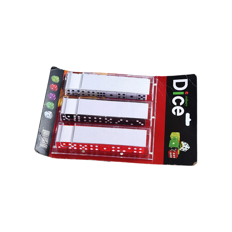 3 Set 10 Dadu Setiap satu dalam Pembungkusan Paparan Set Dadu Aneka