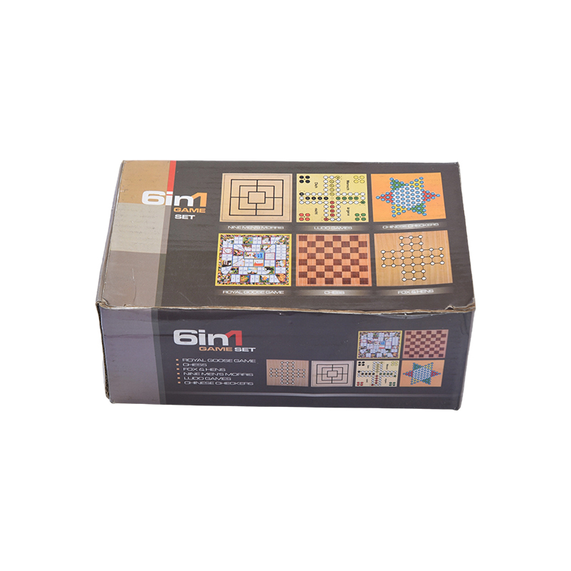 Set Permainan Papan Magnetik 6-dalam-1 Sarung Mudah Alih