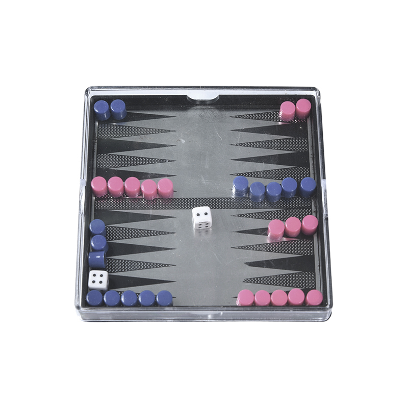 Set Backgammon Magnet Sarung Akrilik Padat
