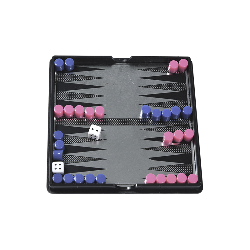 Set Backgammon Magnet Sarung Akrilik Padat