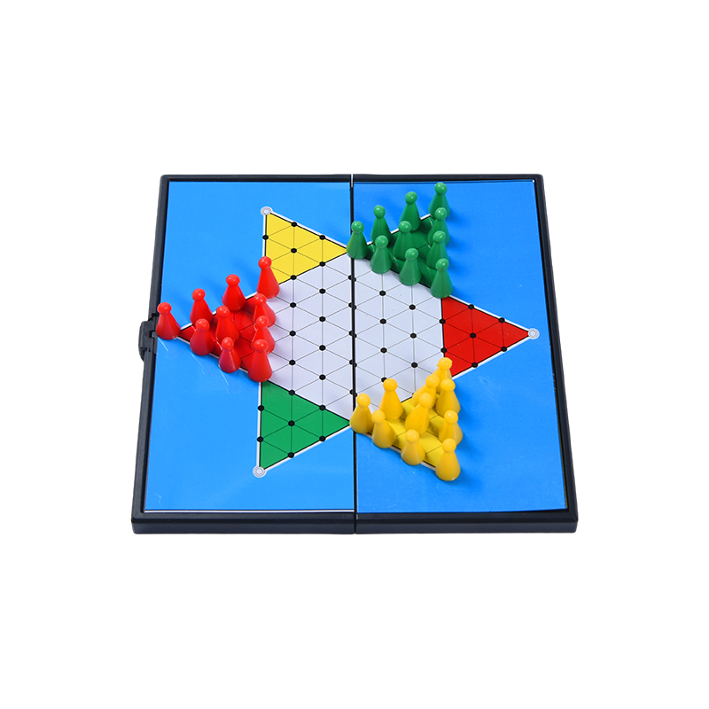 Permainan Checkers Cina Magnetik Mudah Alih