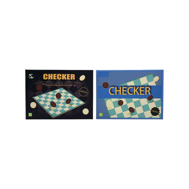 Permainan Papan Checkers Kayu – Permainan Strategi Klasik dengan Dua Pilihan Pembungkusan