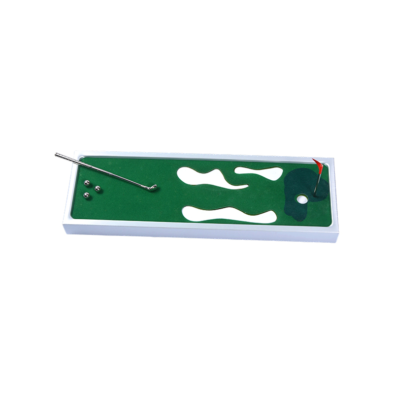 Permainan Golf Dalaman Mudah Alih dengan Bingkai Aluminium Desktop Mini Golf Putting Green