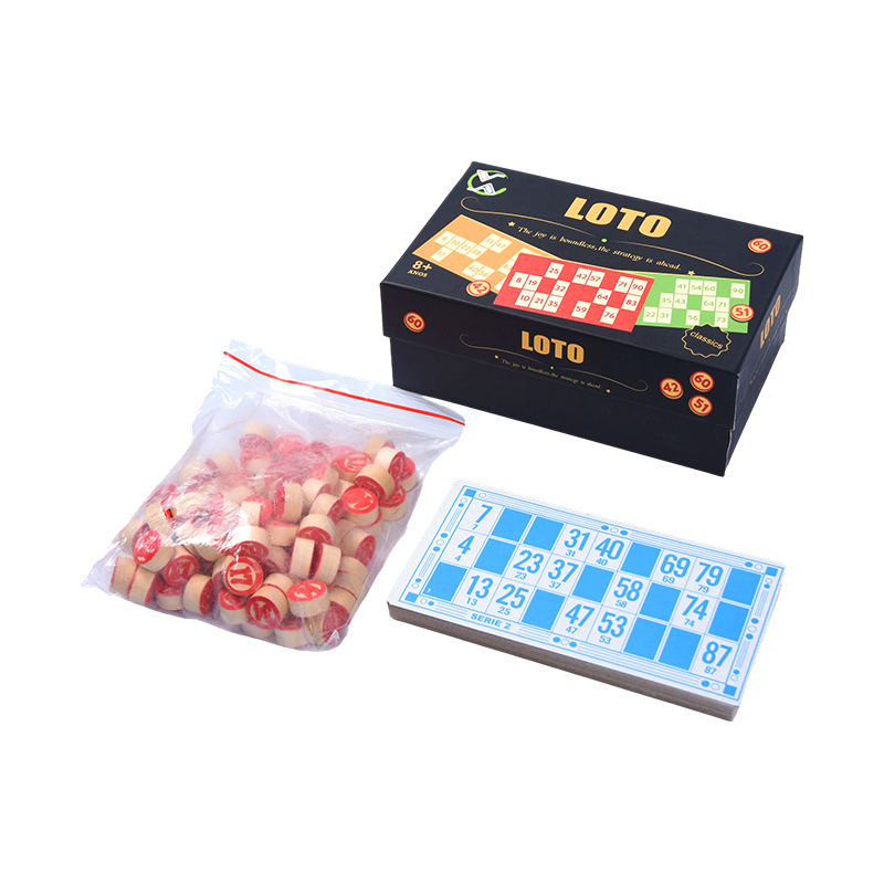 Set Permainan LOTO (Gaya Bingo) – Lengkap dengan Token, Kad dan Kotak Storan