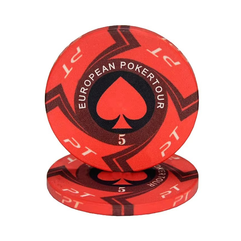 Cip Poker Seramik Tersuai - Kualiti Premium untuk Pengalaman Kasino Tulen