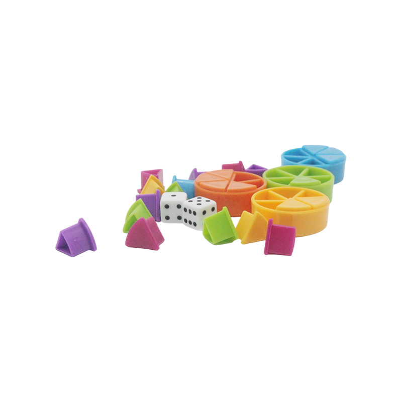 Set Manipulatif Pecahan Pelangi - Alat Pembelajaran Berkod Warna